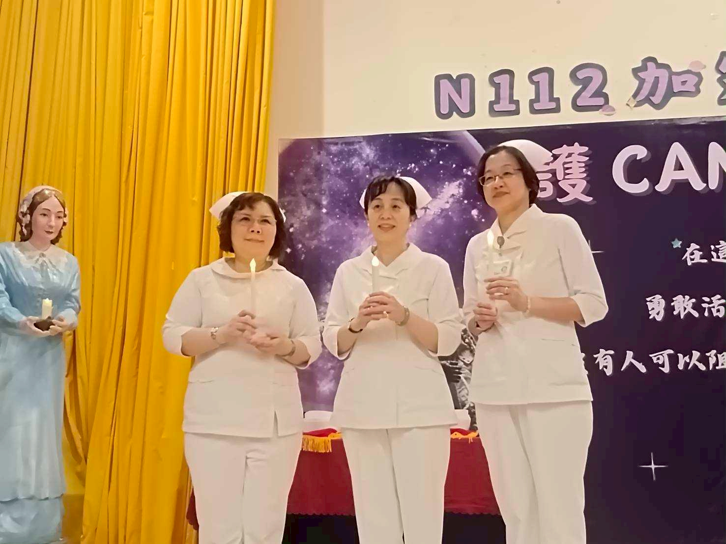 周汎澔副校長圖中為護理學院引光