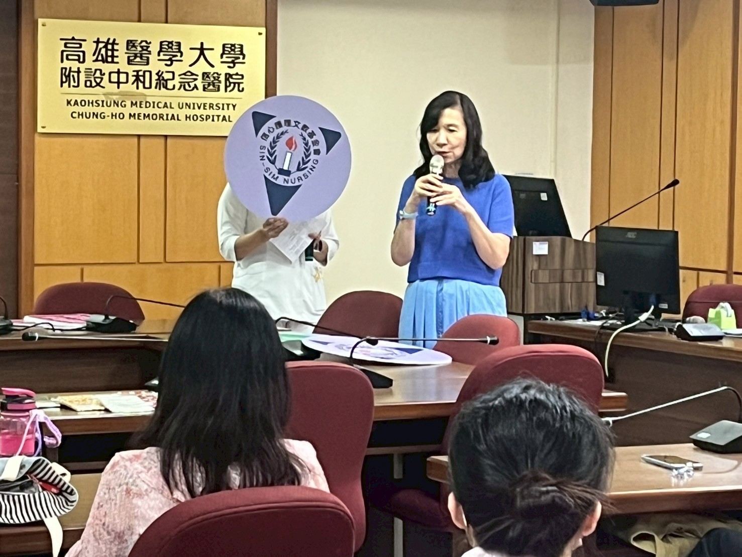 財團法人信心護理文教基金會張瀞文致詞